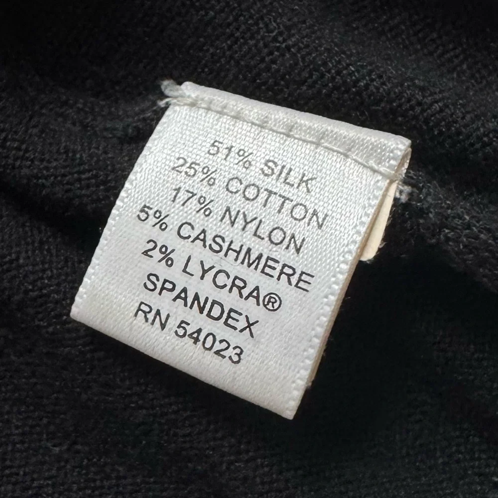 Banana Republic Black Knit Top Sleeveless Shell Black Size S - Picture 7 of 8